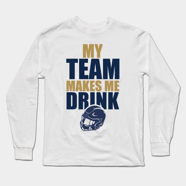 NFL St. Louis Rams Drink Long Sleeve T-Shirt by SillyShirts